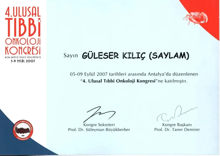 4. Ulusal Tıbbi Onkoloji Kongresi