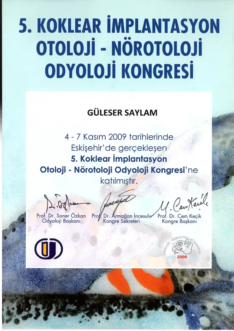 5. Koklear İmplantasyon Otoloji-Nörotoloji-Odyoloji Kongresi
