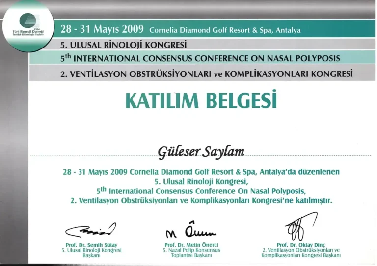 2. Ventilasyon Obstruksiyonlari ve Komplikasyonlari Kongresi