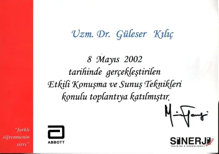 Etkili Konuşma ve Sunuş Teknikleri