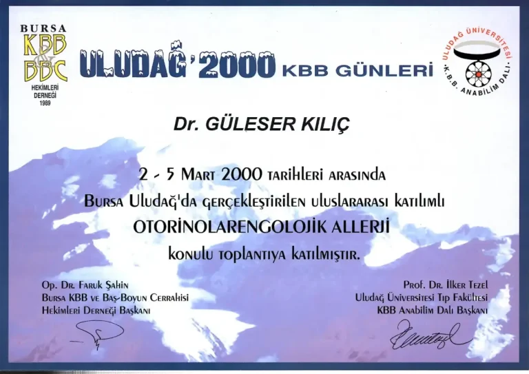 Otorinolarengolojik Allerji